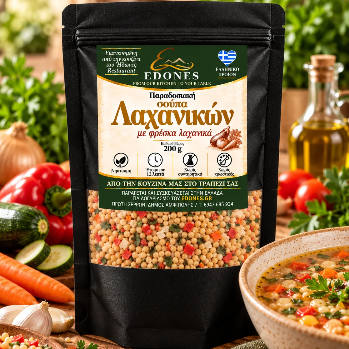 Σούπα Λαχανικών Παραδοσιακή με Φρέσκα Λαχανικά | EDONES